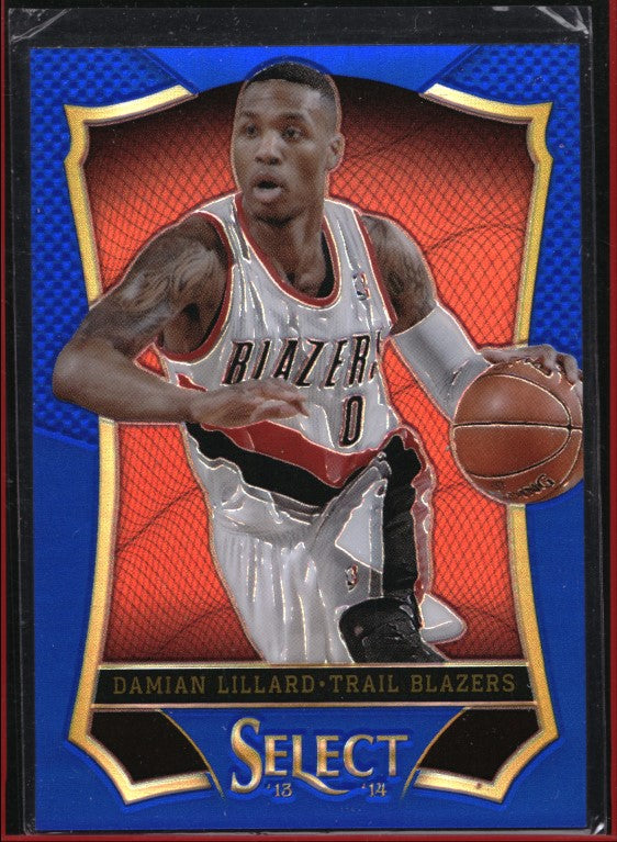 2013-14 Select Damian Lillard Blue Prizm 20/49