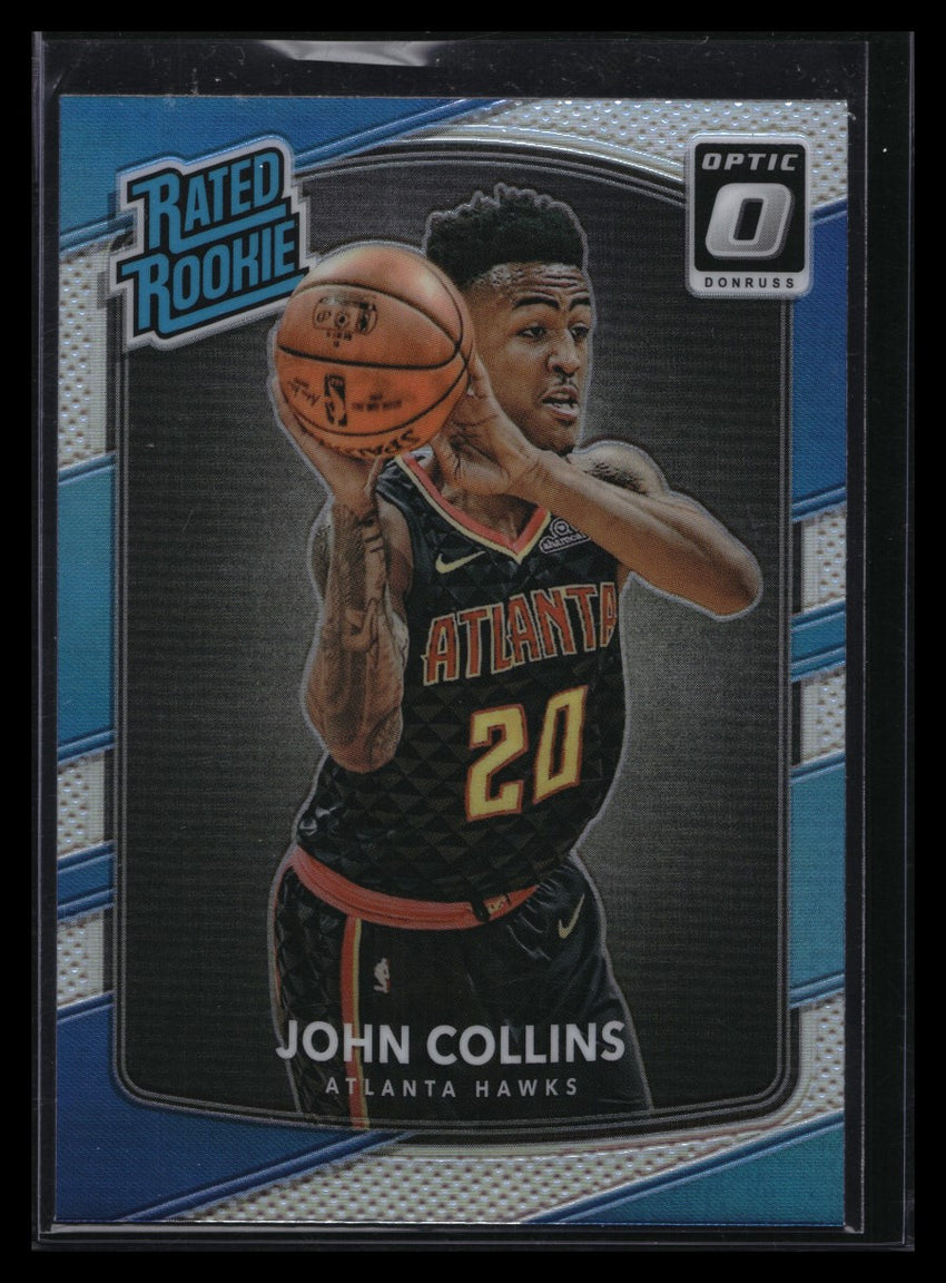 2017-18 Donruss Optic JOHN COLLINS Rated Rookie Holo Silver #182