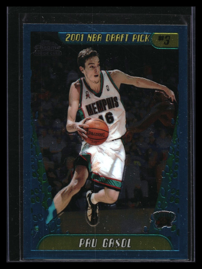 2001-02 Topps Chrome Pau Gasol Rookie Base No 131
