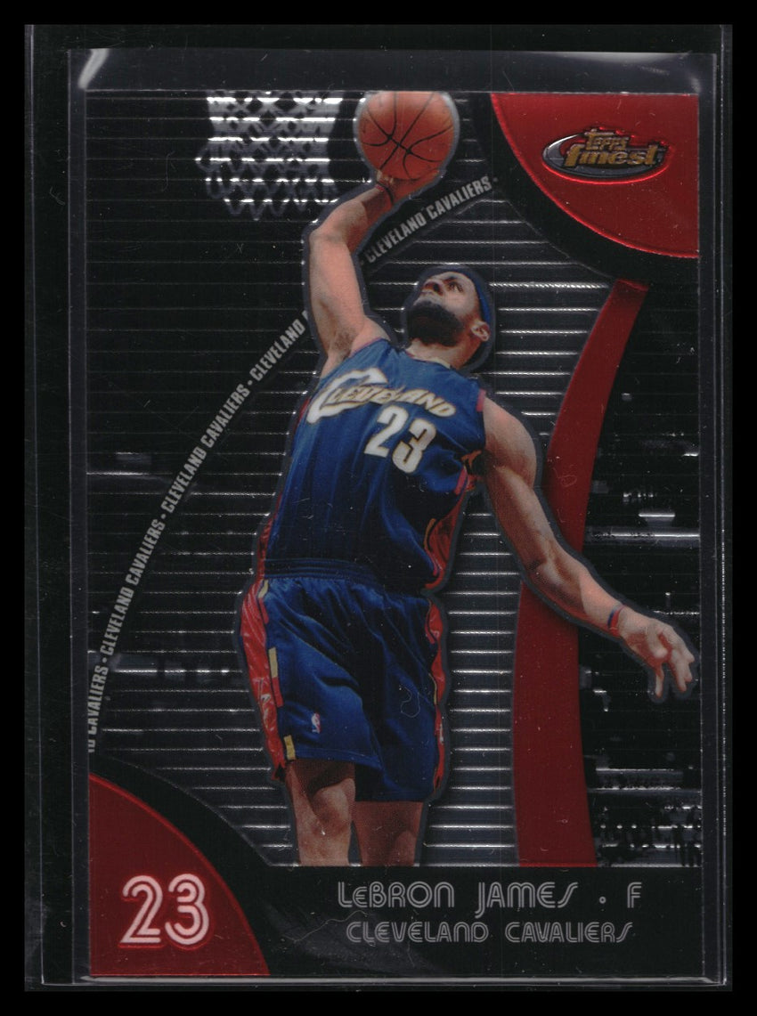 2007-08 Topps Finest Lebron James Base No 40