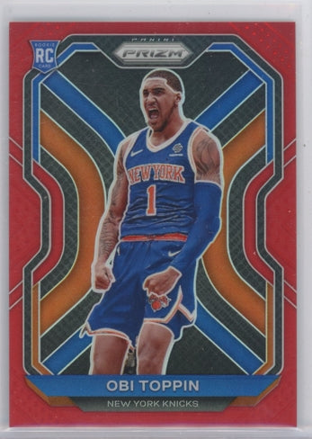 2020-21 Prizm Obi Toppin Rookie Red 261/299