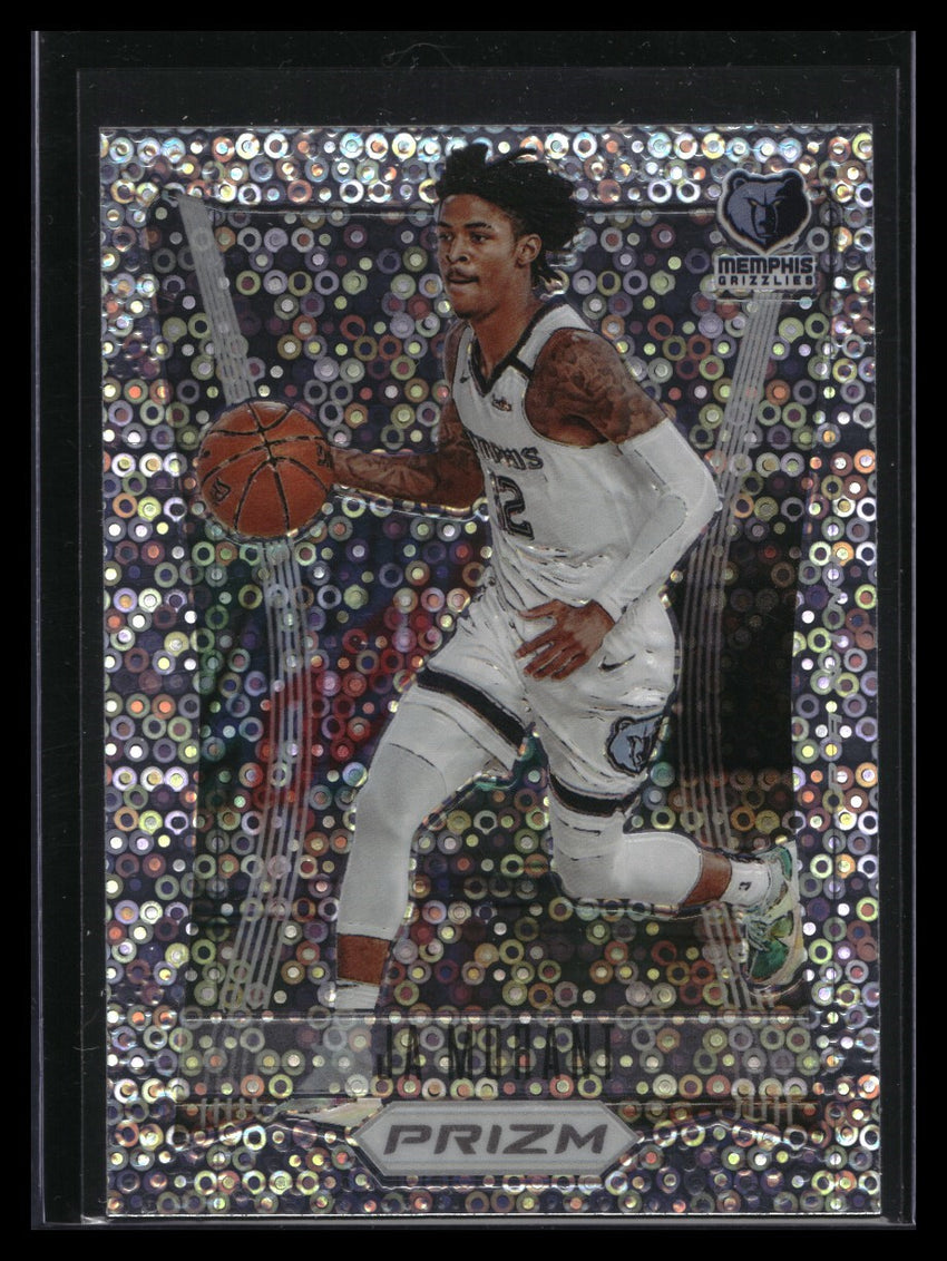 2020-21 Prizm Ja Morant Flashback Fast Break Silver Disco No 7