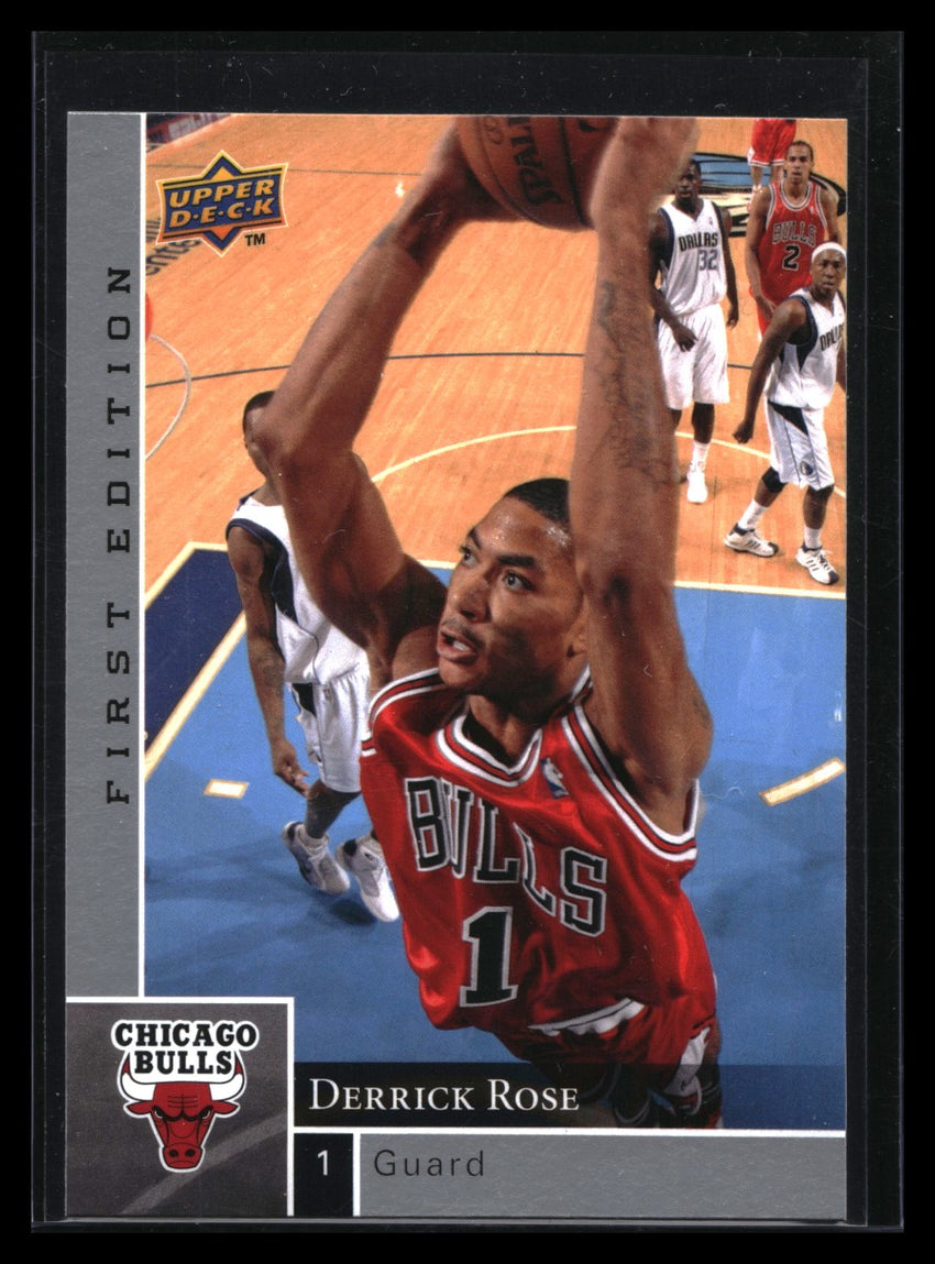 2009-10 Upper Deck Derrick Rose 1st Edition Silver No 17