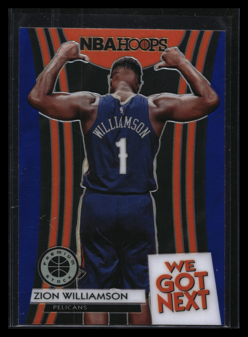 2019-20 Hoops Premium Stock ZION WILLIAMSON We Got Next Rookie Blue #9