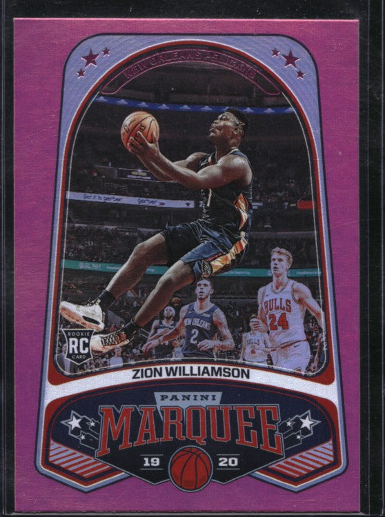 2019-20 Chronicles ZION WILLIAMSON Marquee Rookie Pink #244