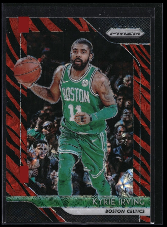 2018-19 Prizm Kyrie Irving Choice Tiger Stripe Ssp No 98