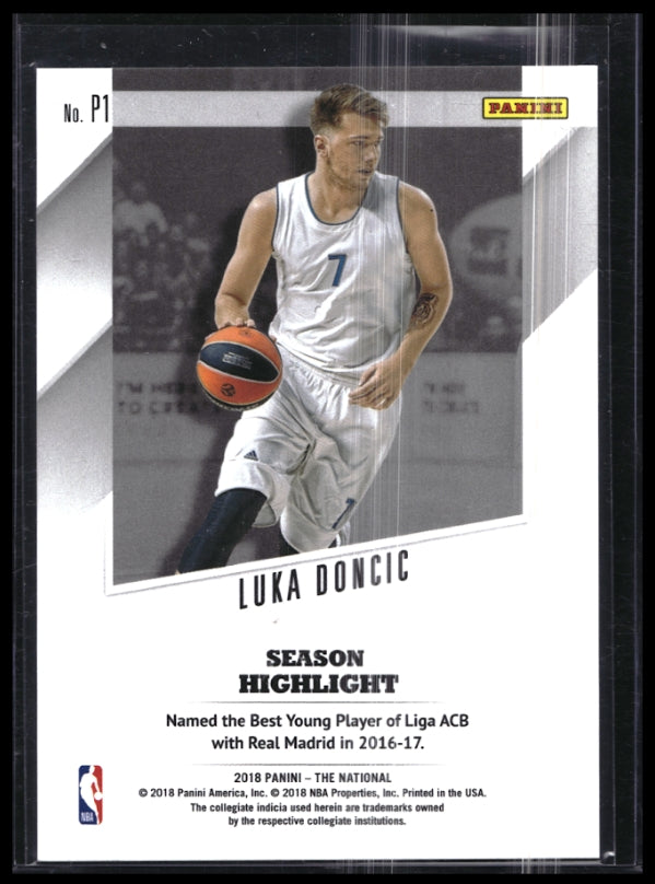 2018-19 The National Luka Doncic Prospects Rookie Spokes 36/49