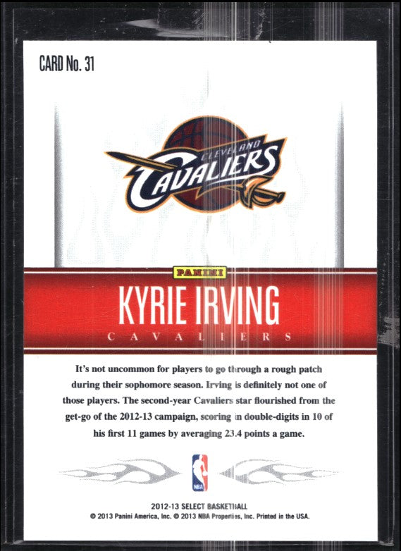 2012-13 Select Kyrie Irving Red Hot Rookies Base No 31