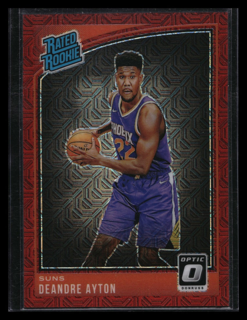 2018-19 Donruss Optic Deandre Ayton Rated Rookie Choice Red Mojo 44/88