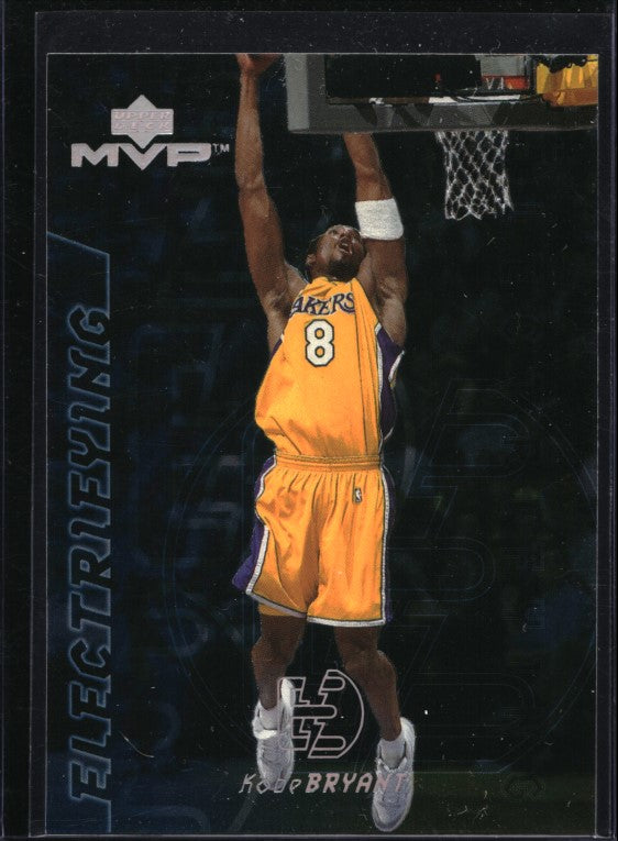 1999-00 Upper Deck Mvp Kobe Bryant Electrifying No 8