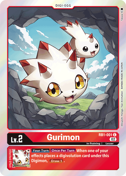 Gurimon RB1-001 C - Common RB01 Resurgence Booster