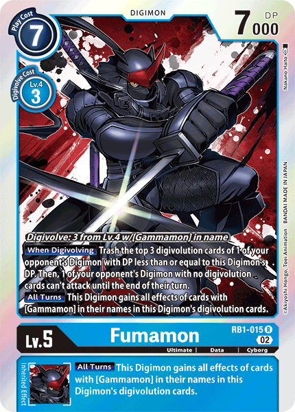 Fumamon RB1-015 R - Rare RB01 Resurgence Booster