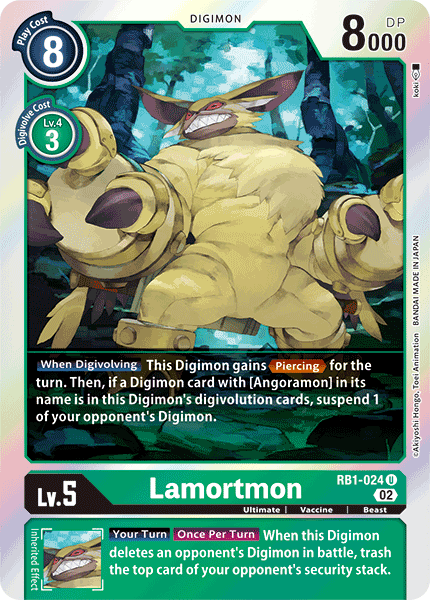 Lamortmon RB1-024 U - Uncommon RB01 Resurgence Booster