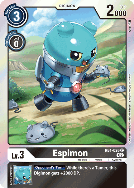 Espimon RB1-026 C - Common RB01 Resurgence Booster