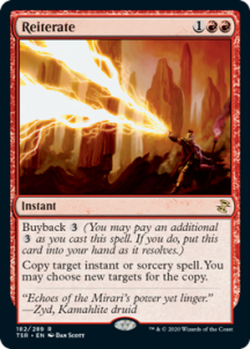 Reiterate 182/289 - Time Spiral Remastered-Cherry Collectables