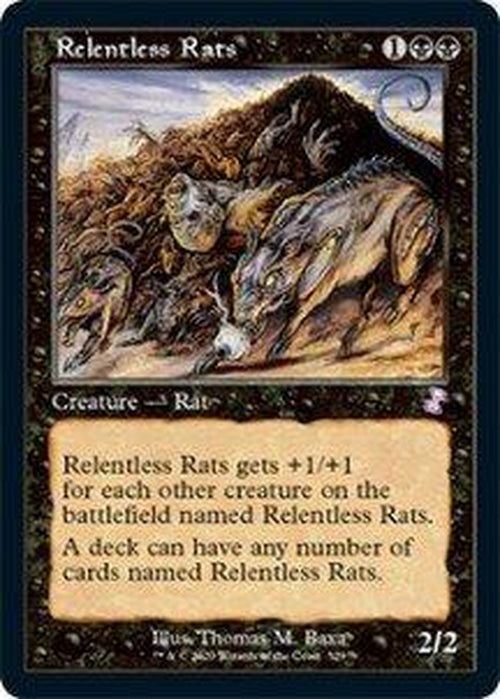 FOIL Relentless Rats 329 - Timeshifted - Time Spiral Remastered-Cherry Collectables