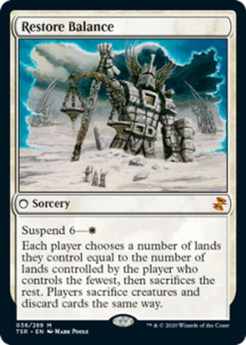 Restore Balance 036/289 - Time Spiral Remastered-Cherry Collectables