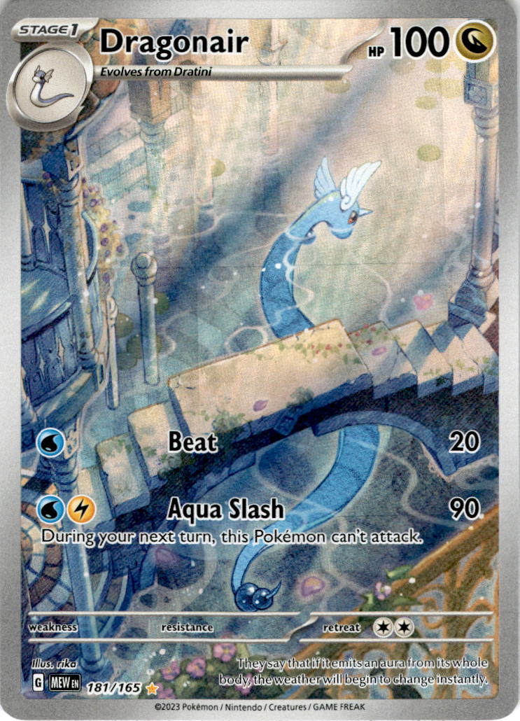 Dragonair - 181/165 - Illustration Rare Scarlet & Violet 151