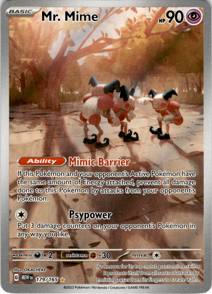 Mr. Mime - 179/165 - Illustration Rare Scarlet & Violet 151