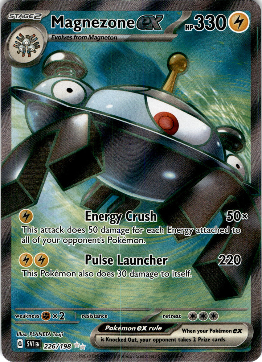 Magnezone ex - 226/198 - Full Art Secret Rare