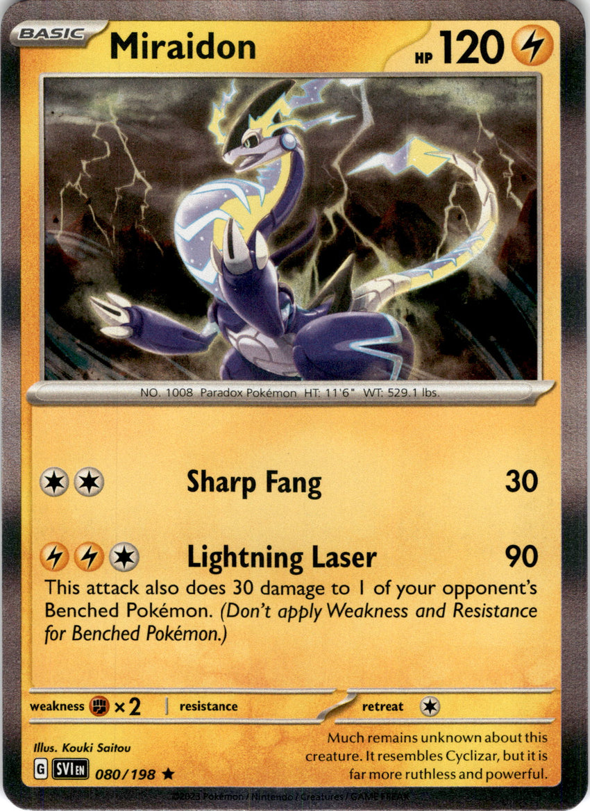 Miraidon - 080/198 - Holo Rare