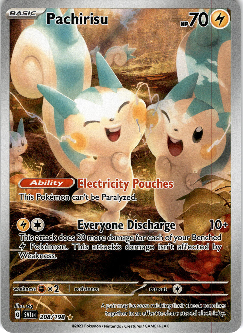 Pachirisu - 208/198 - Illustration Rare