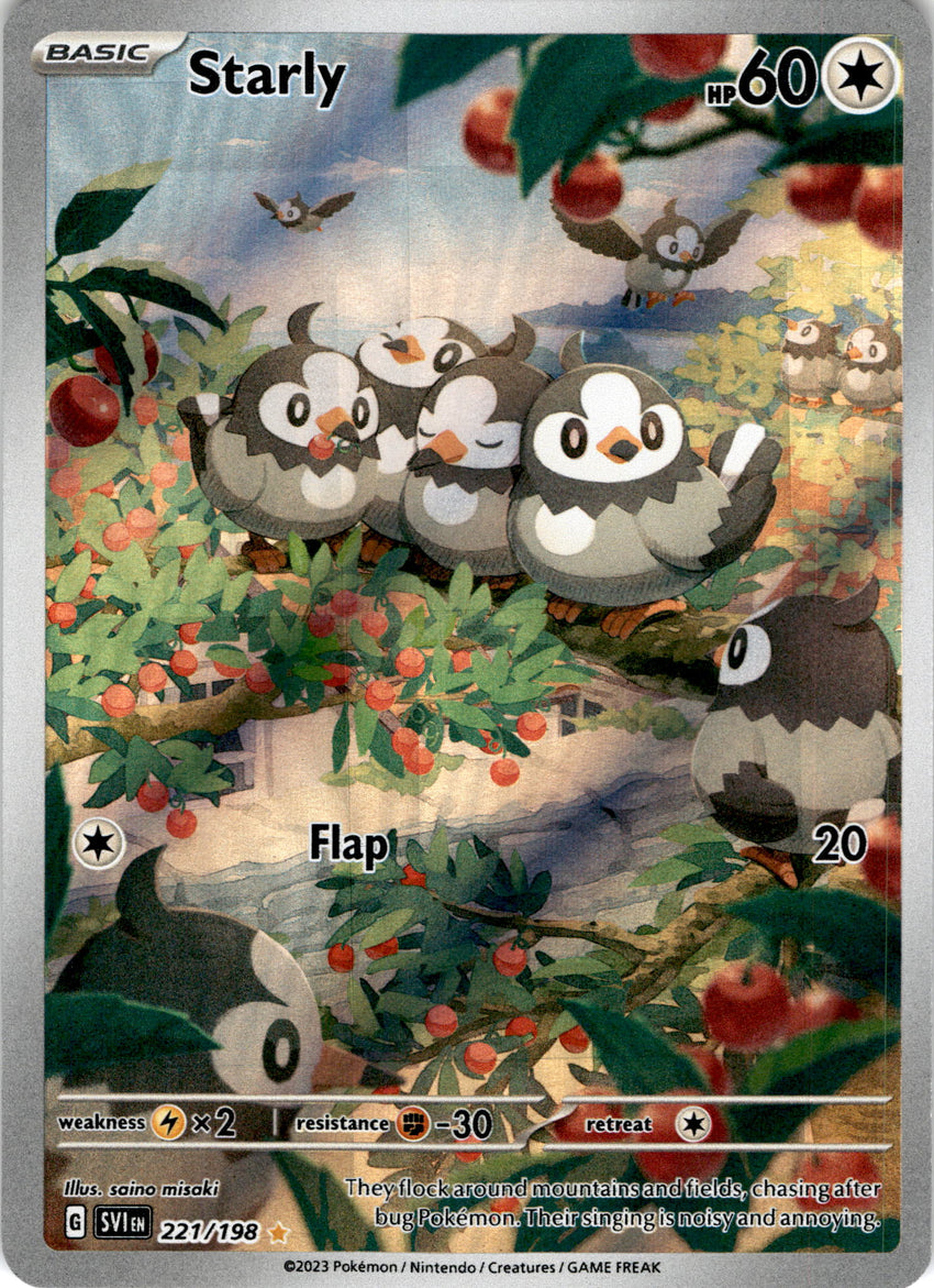 Starly - 221/198 - Illustration Rare