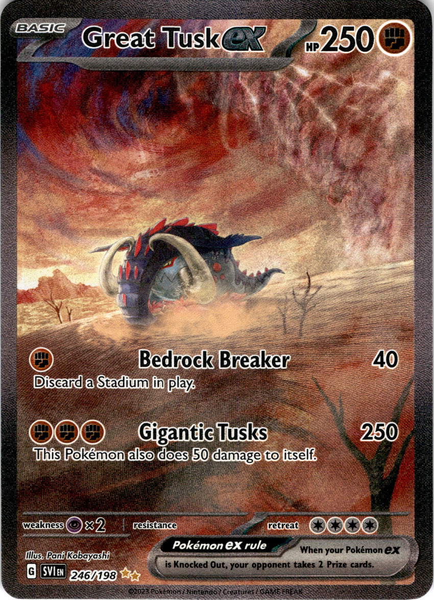 Great Tusk ex - 246/198 - Special Illustration Rare