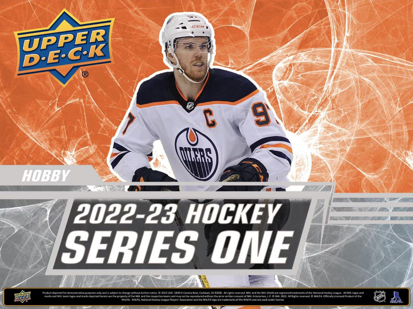 2022-23 Upper Deck Series 1 Hockey Hobby Box-Cherry Collectables