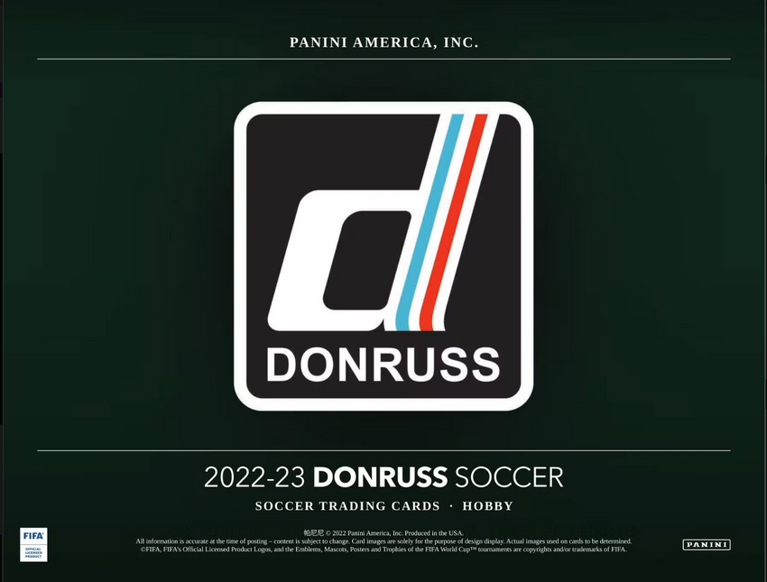2022-23 Panini Donruss FIFA Soccer Hobby Box