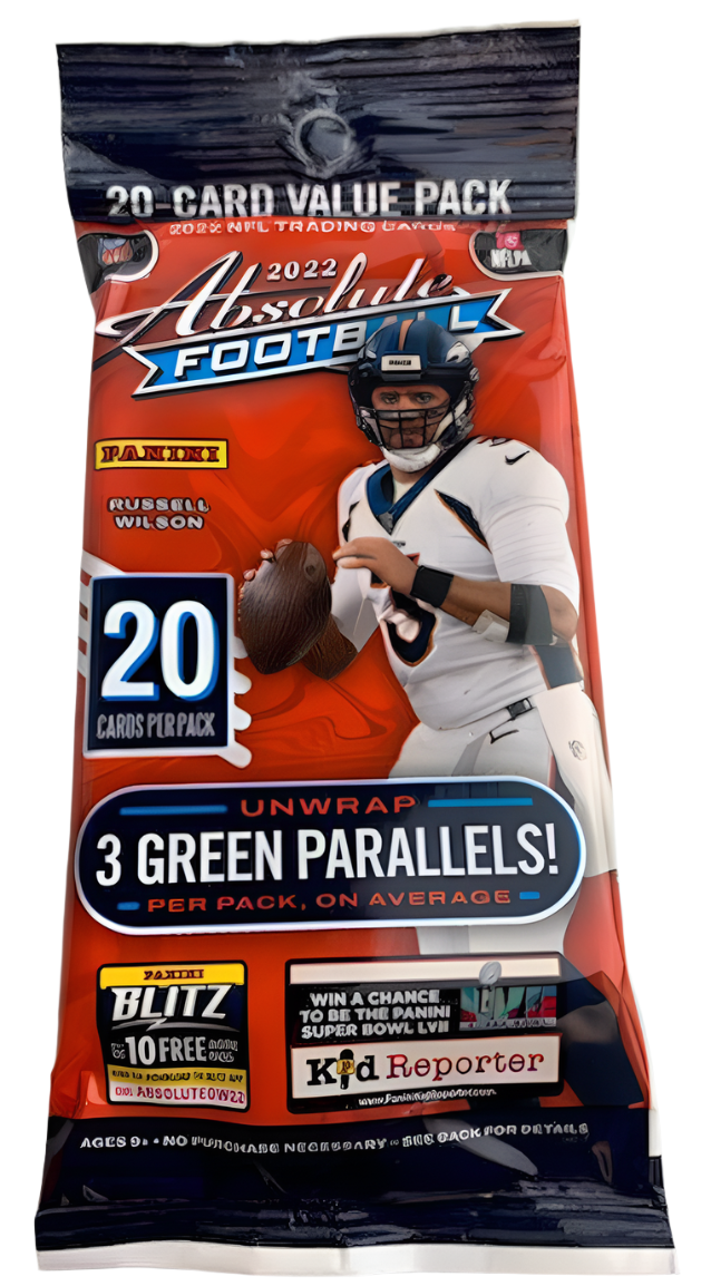 2022 Panini Absolute Football Jumbo 20-card Pack