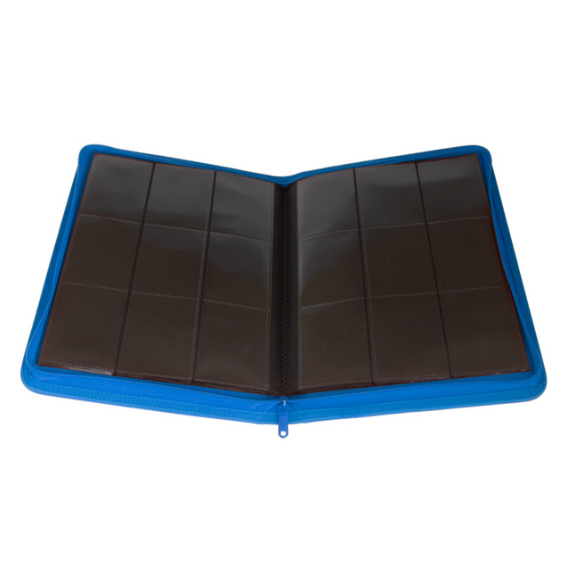 Palms Off Gaming Collectors Series 9 Pocket Zip Binder  Blue