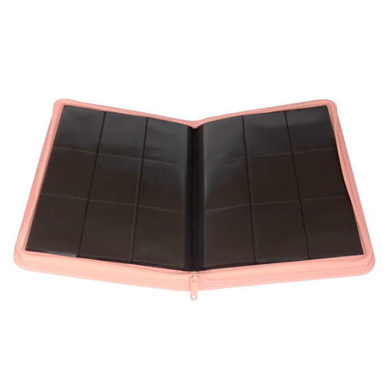 Palms Off Gaming Collectors Series 9 Pocket Zip Binder  Pink