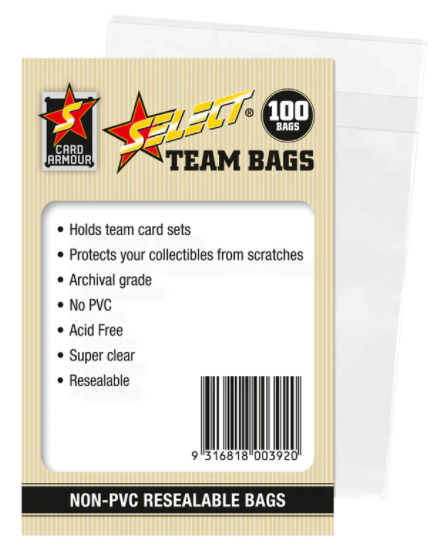 Select Card Armour Resealable Team Bags