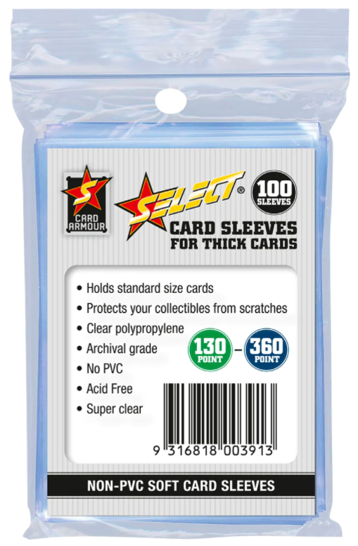 Select Card Armour Soft Thick Sleeves Cherry Collectables Select Card Armour Soft Thick Sleeves Cherry Collectables