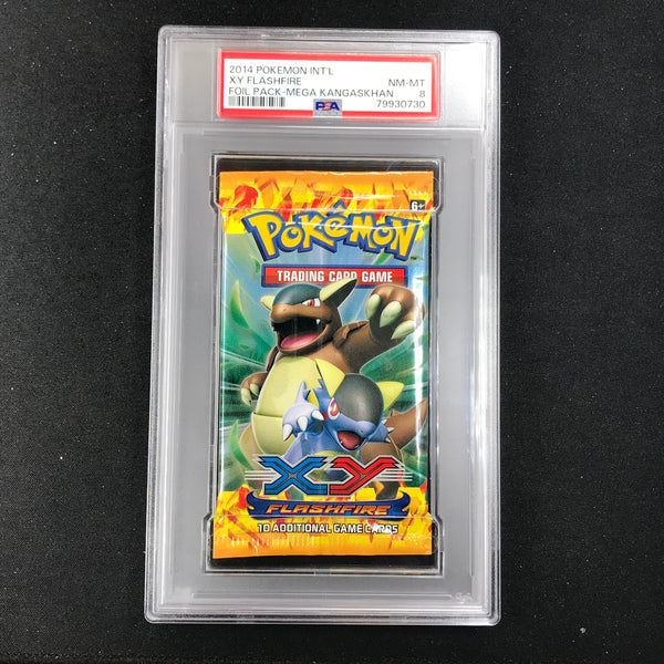 2014 pokemon xy flashfire booster box Psa 8 2014 Pokemon XY Flashfire Booster Pack