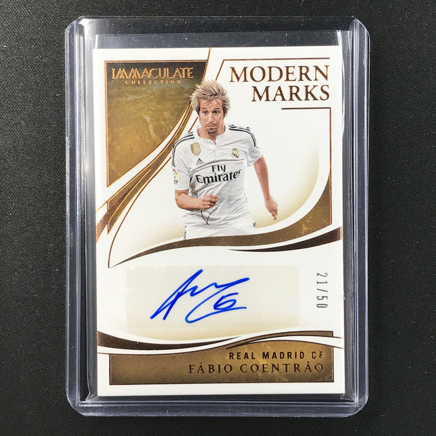 2020 Immaculate FABIO COENTRAO Modern Marks Auto Bronze 21/50-Cherry Collectables