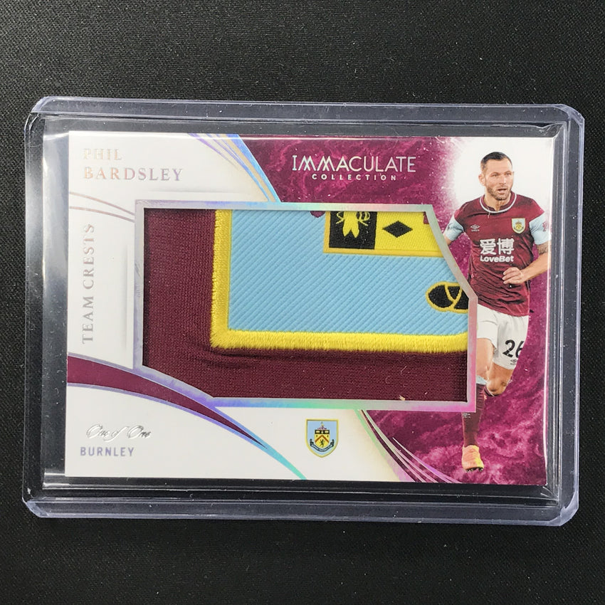 2020 Immaculate PHIL BARDSLEY Team Crests Jumbo Patch 1/1-Cherry Collectables