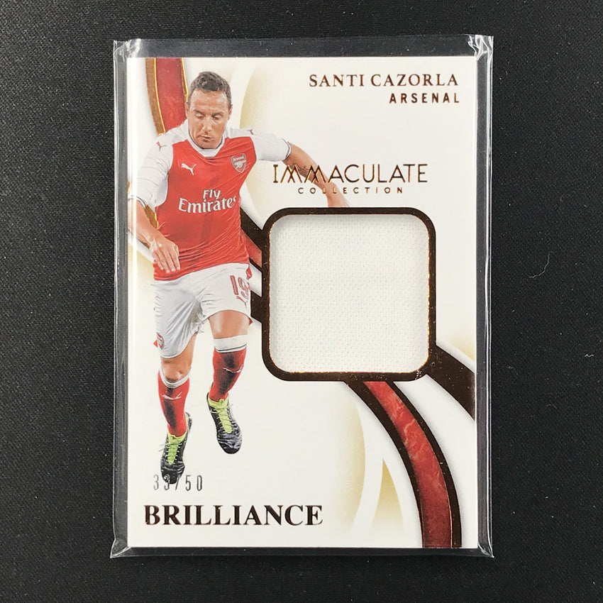 2020 Immaculate SANTI CAZORLA Brilliance Jersey Bronze 33/50-Cherry Collectables