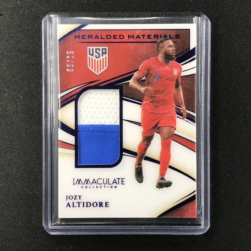 2020 Immaculate JOZY ALTIDORE Heralded Materials Patch 6/25-Cherry Collectables