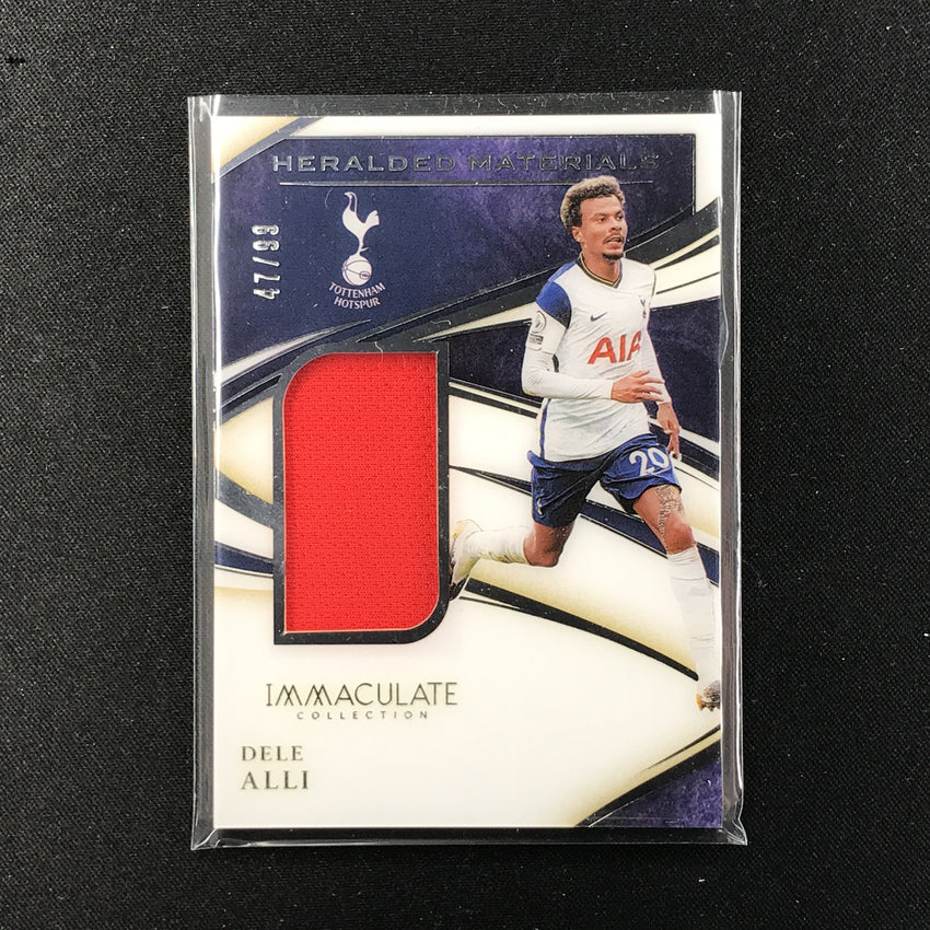 2020 Immaculate DELE ALLI Heralded Materials Jersey 47/99-Cherry Collectables