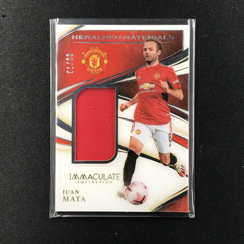 2020 Immaculate JUAN MATA Heralded Materials Jersey 91/99-Cherry Collectables