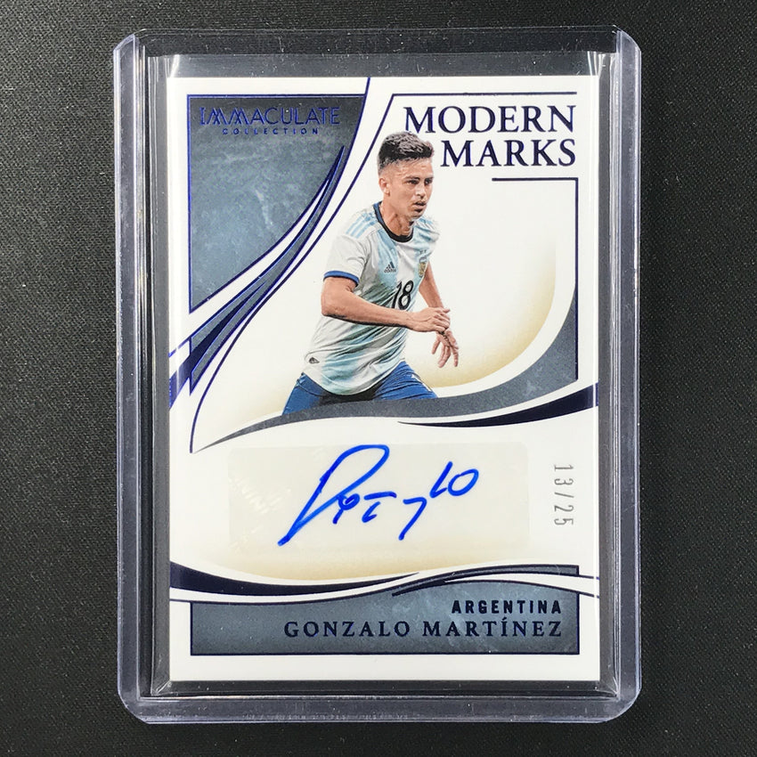 2020 Immaculate GONZALO MARTINEZ Modern Marks Auto Sapphire 13/25-Cherry Collectables