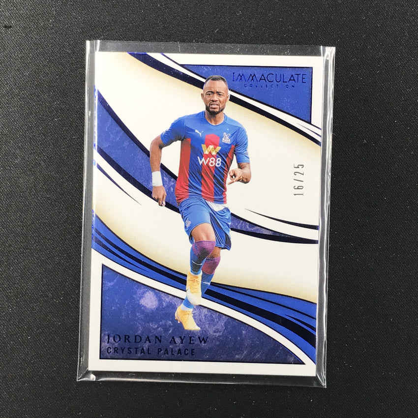 2020 Immaculate JORDAN AYEW Base Sapphire 16/25-Cherry Collectables