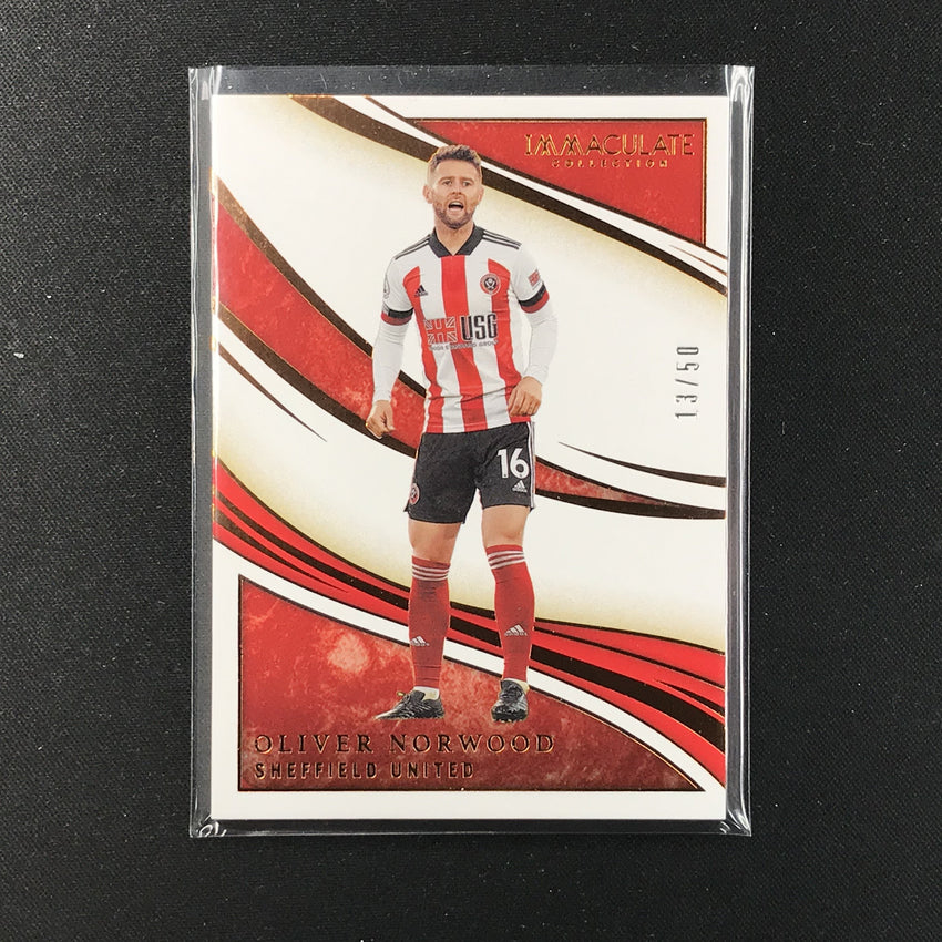 2020 Immaculate OLIVER NORWOOD Base Bronze 13/50-Cherry Collectables