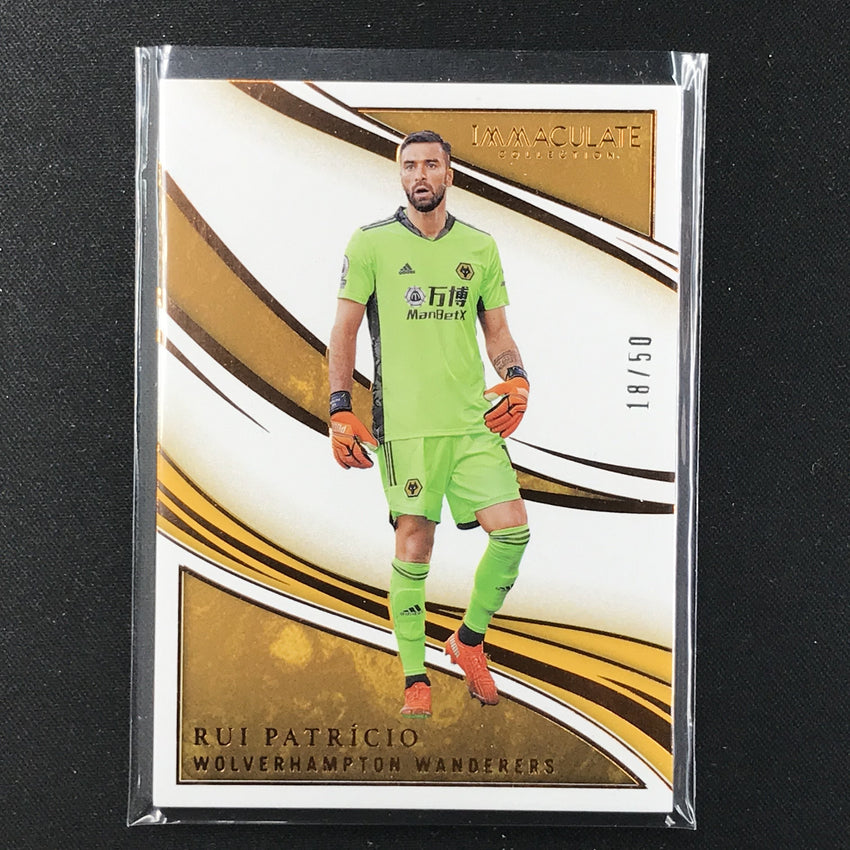 2020 Immaculate RUI PATRICIO Base Bronze 18/50-Cherry Collectables