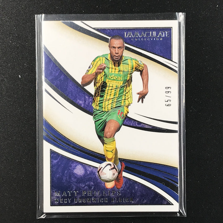 2020 Immaculate MATT PHILLIPS Base Silver 65/99-Cherry Collectables