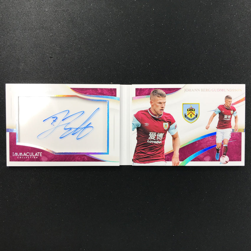 2020 Immaculate JOHANN BERG GUDMUNDSSON Signature Moves Booklet Auto 35/50-Cherry Collectables