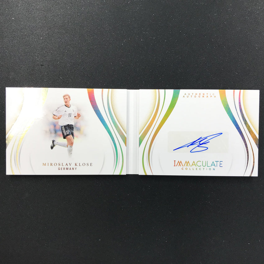 2020 Immaculate MIROSLAV KLOSE Booklet Auto 14/99-Cherry Collectables