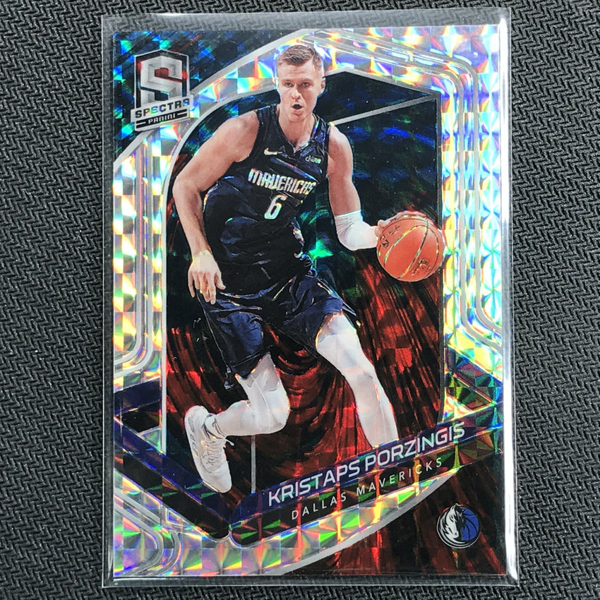 2019-20 Spectra KRISTAPS PORZINGIS Interstellar Prizm 7/49-Cherry Collectables